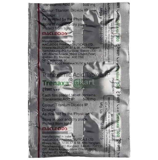 trenaxa 500mg tablet 6's